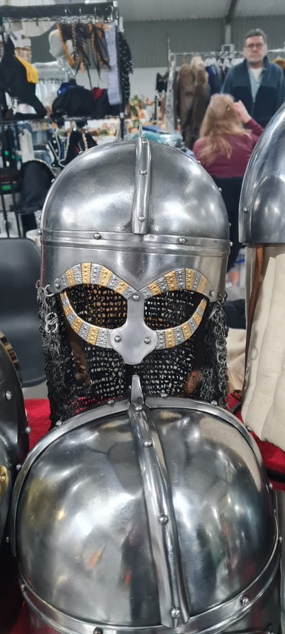 Tjele Viking helmet for Reenactment, Viking Reenactment helmet