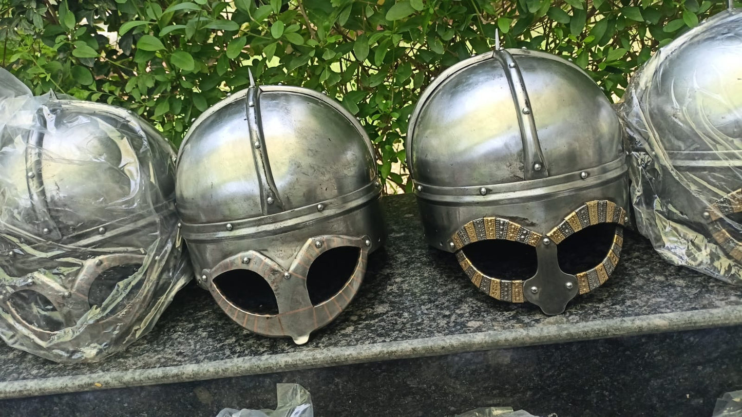 Viking Helmet, Gjermundbu viking helmet, medieval helmet